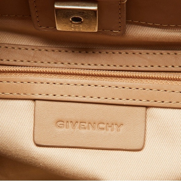 Givenchy Vintage Beige Cream Monogram Coated Canvas and Leather Double Zip Tote - Picture 9 of 14